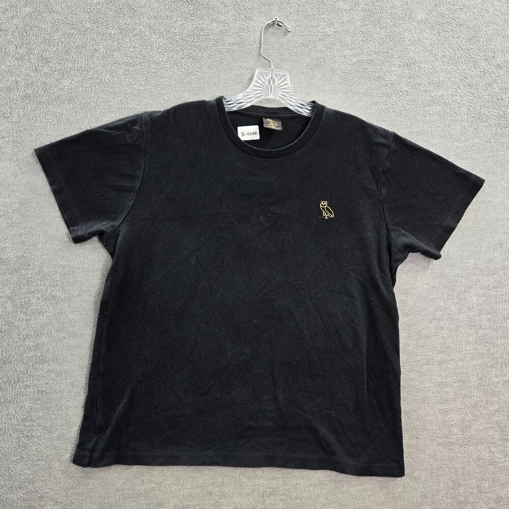 Octobers Very Own Men Shirt Large Logo Owl Short Sleeve Tee‎ READ